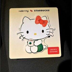 Starbucks Hello Kitty Gift Card with Red and Green Accents Christmas 2025 rare